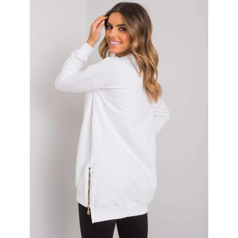 Dámská tunika s nápisem Bradenton RUE PARIS bílá 