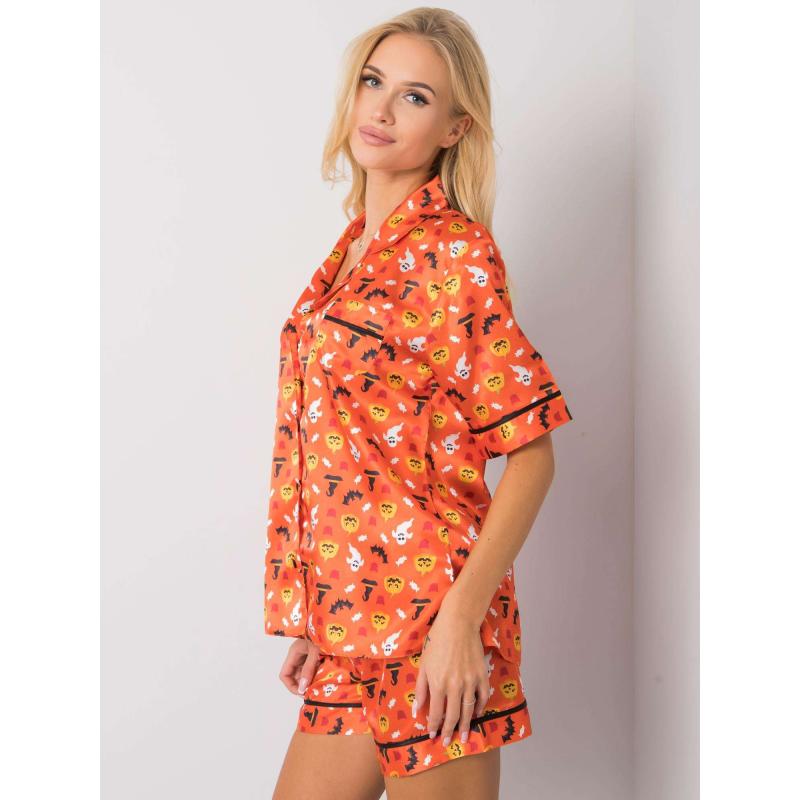 Dámská souprava noční LUNA oranžová 