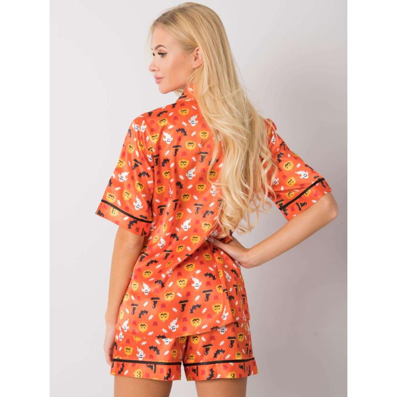 Dámská souprava noční LUNA oranžová 