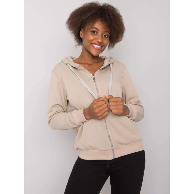 Dámska mikina s kapucňou LINA beige
