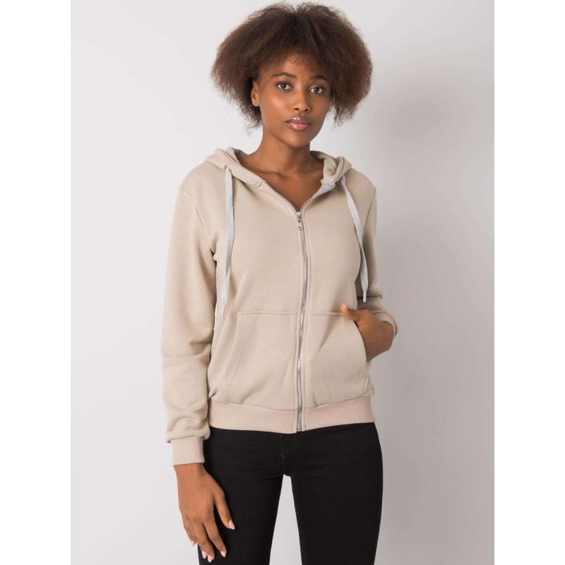 Dámska mikina s kapucňou LINA beige