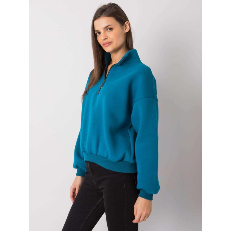 Női kapucnis pulóver SIAME kék