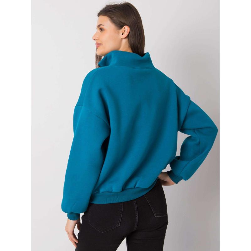 Női kapucnis pulóver SIAME kék