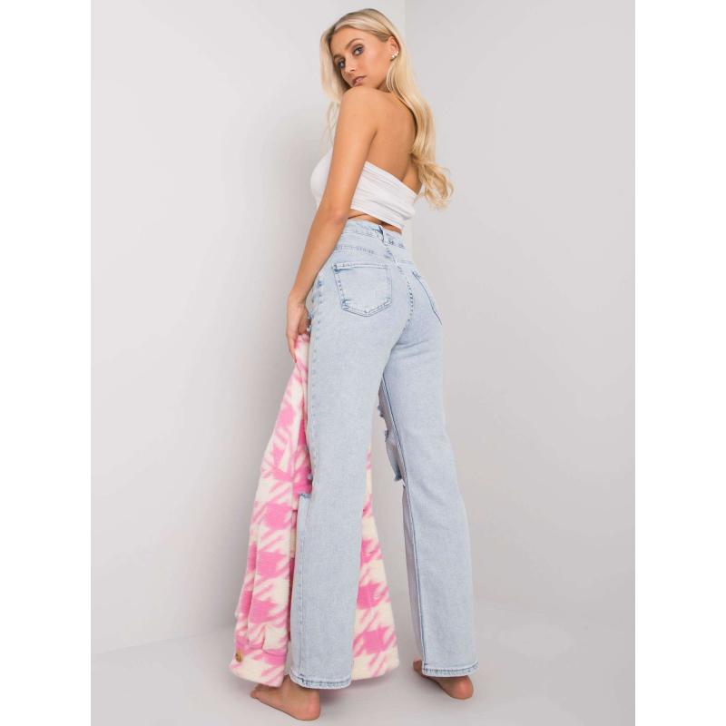 Női szakadt farmer LAMEGO világoskék