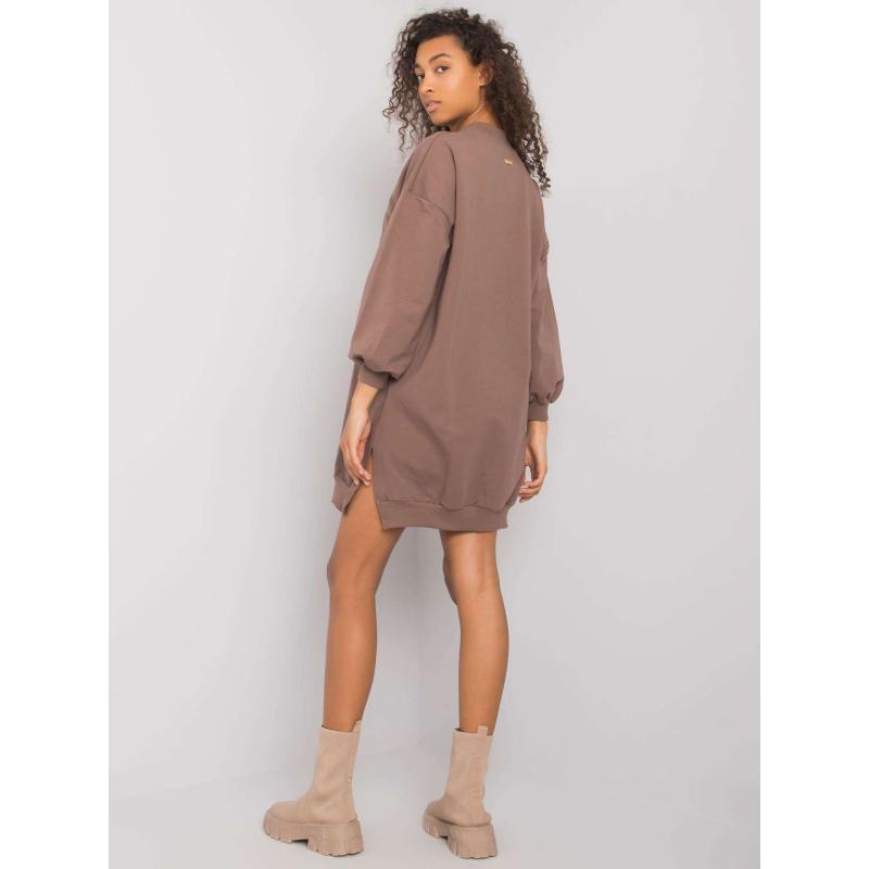 Dámske šaty Maretta RUE PARIS hnedé