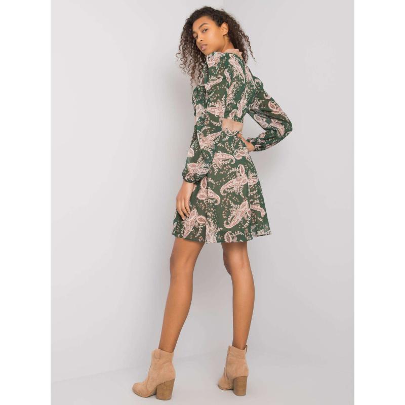 Női mintás ruha LAUDERHILL zöld
