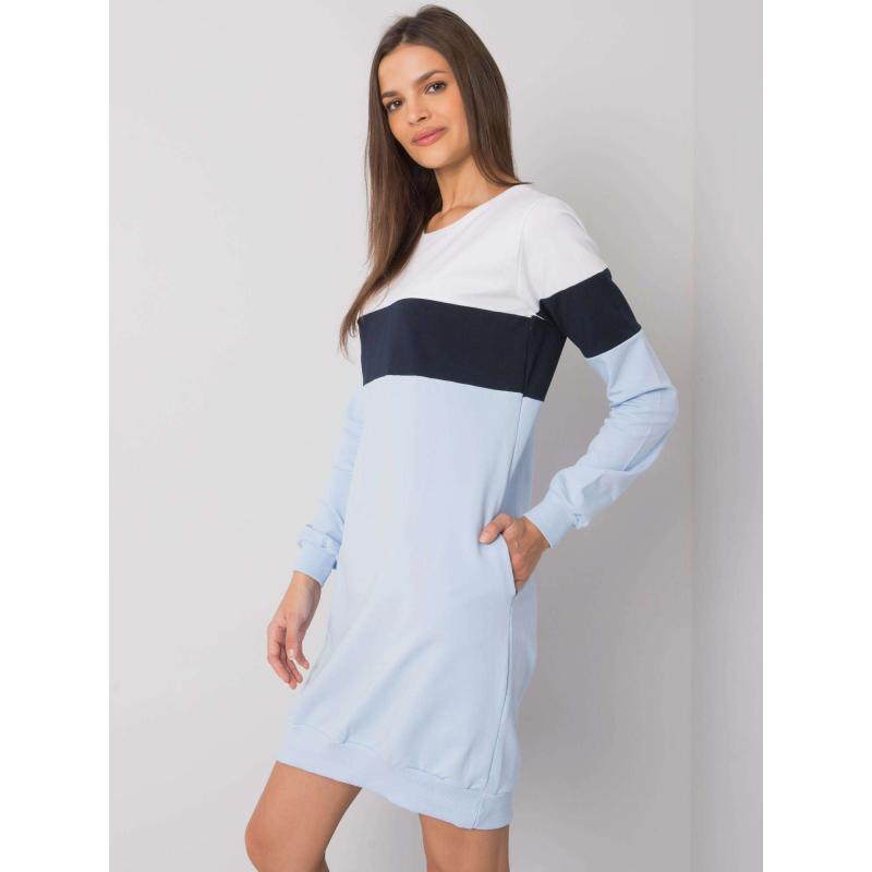 Dámské šaty Feliciana RUE PARIS námořnicky modré a bílé 