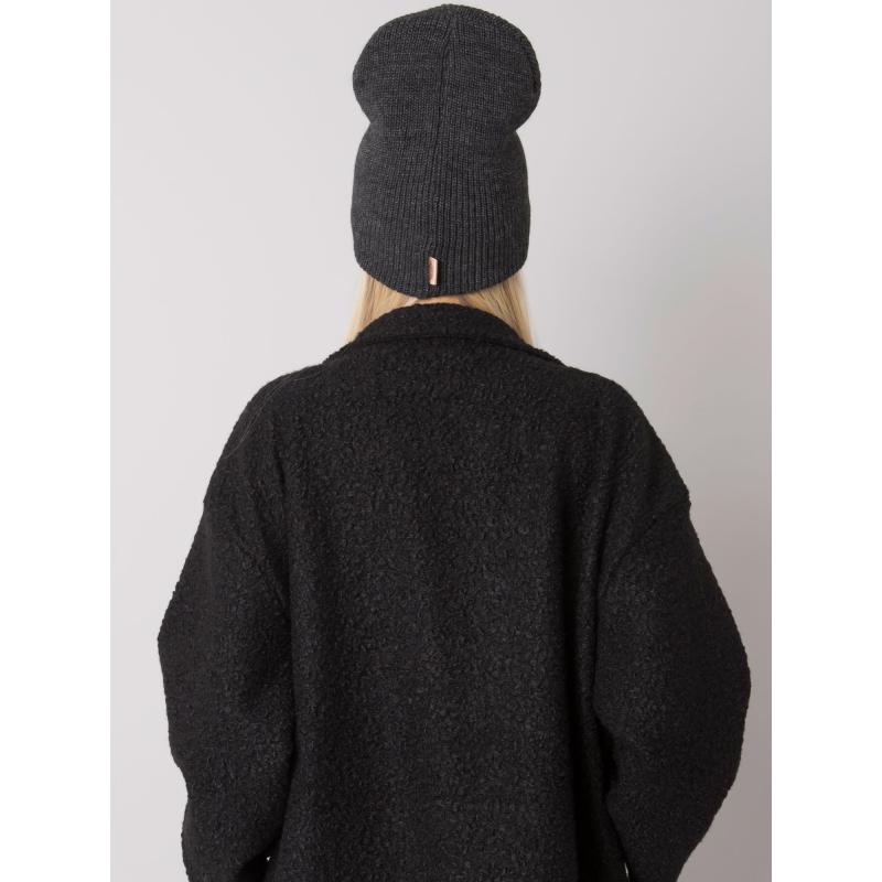 Dámská čepice RUE PARIS tmavě šedá 