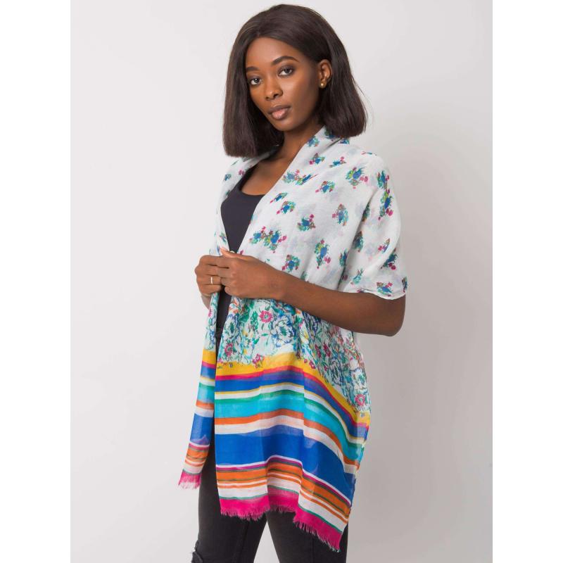 Női sál JOSUE mintával fehér