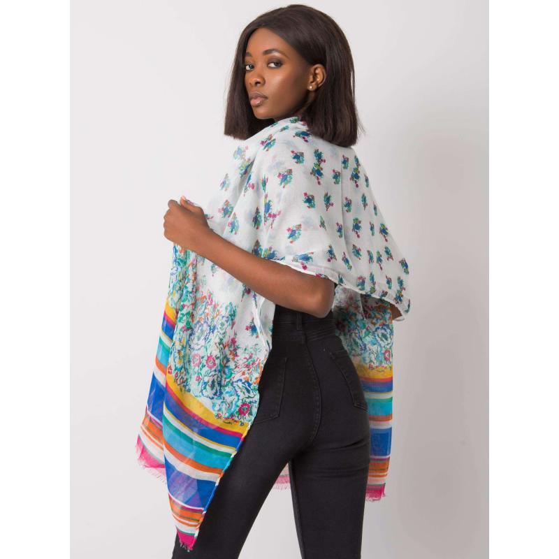 Női sál JOSUE mintával fehér