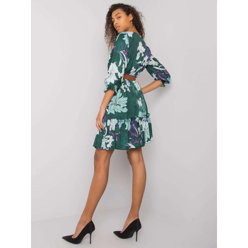 Női ruha övvel PENSACOLA zöld