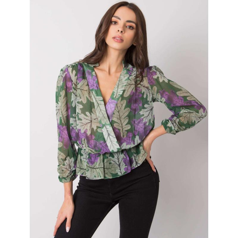 Dámska blúzka s potlačou BARRIE zelená