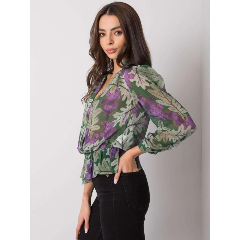 Dámska blúzka s potlačou BARRIE zelená