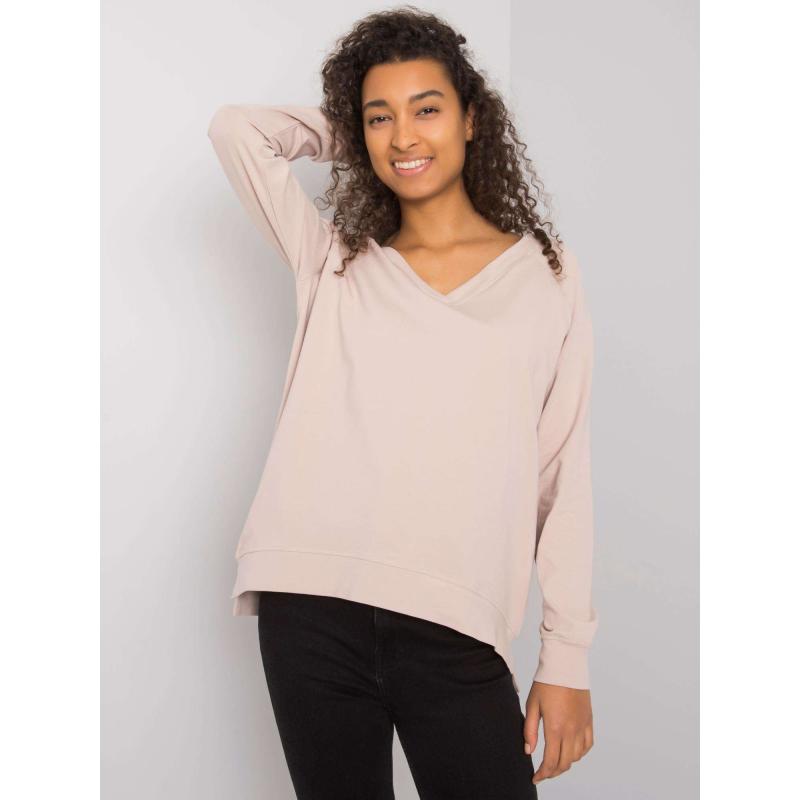 Dámská halenka s dlouhým rukávem Alexie RUE PARIS béžová 