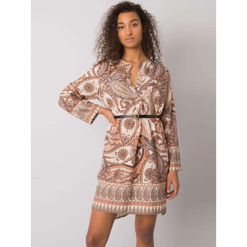 Női nyomtatott ruha VANCOUVER beige