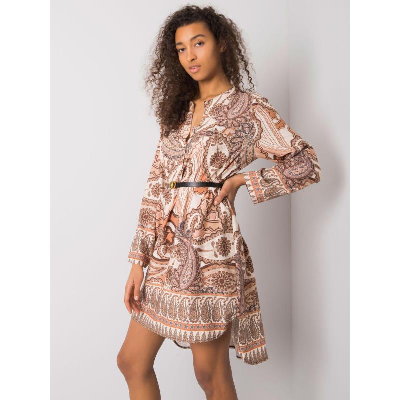 Női nyomtatott ruha VANCOUVER beige