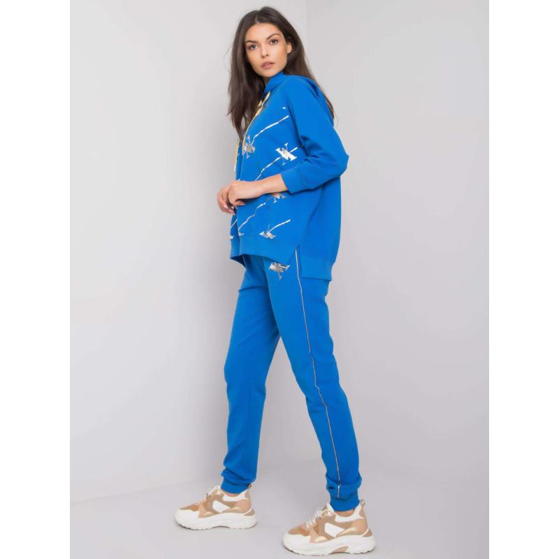 Női nyomtatott tréningruha CLIFFTON sötétkék