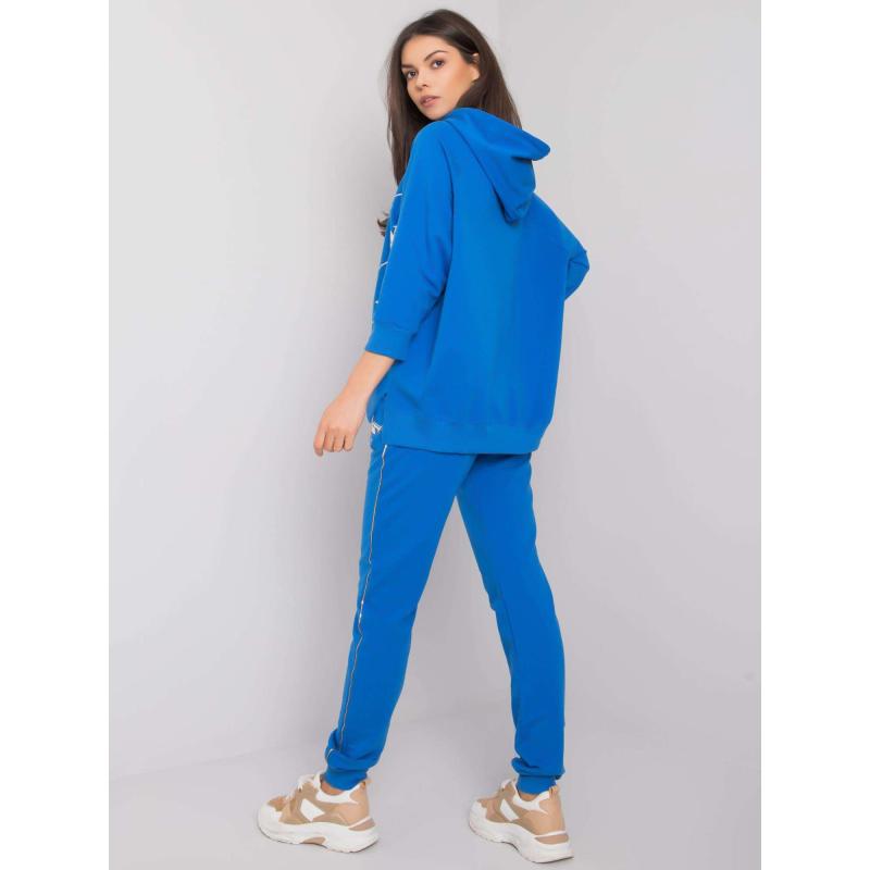 Női nyomtatott tréningruha CLIFFTON sötétkék