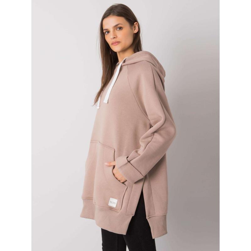 Női Arno Kenguru pulóver RUE PARIS sötét bézs színű