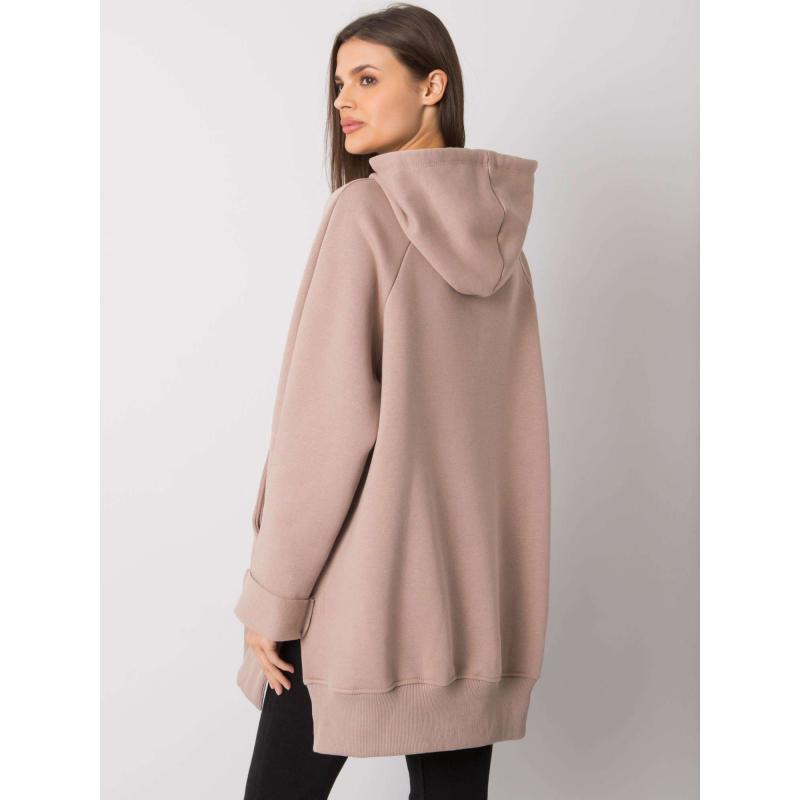 Női Arno Kenguru pulóver RUE PARIS sötét bézs színű