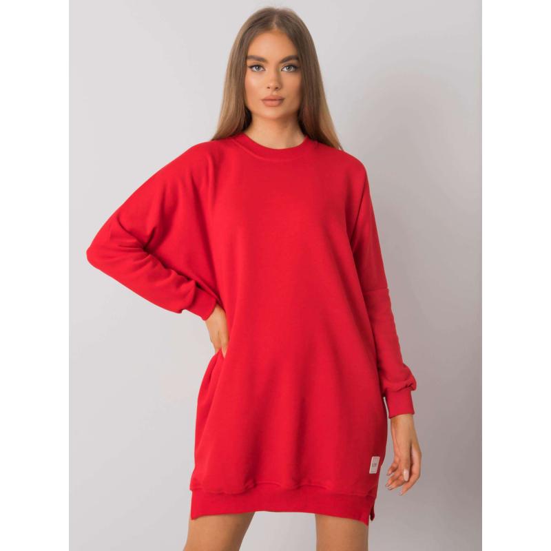 Dámske šaty s dlhým rukávom Odile RUE PARIS Red