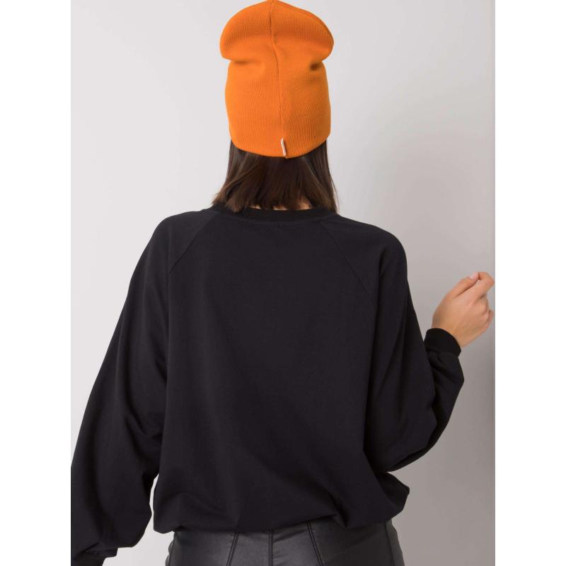 Dámská čepice světle oranžová 