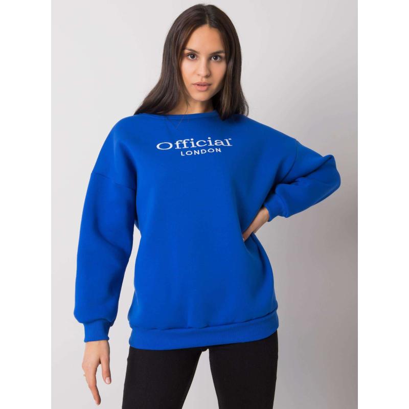 Női kapucnis pulóver CHERBOURG sötétkék