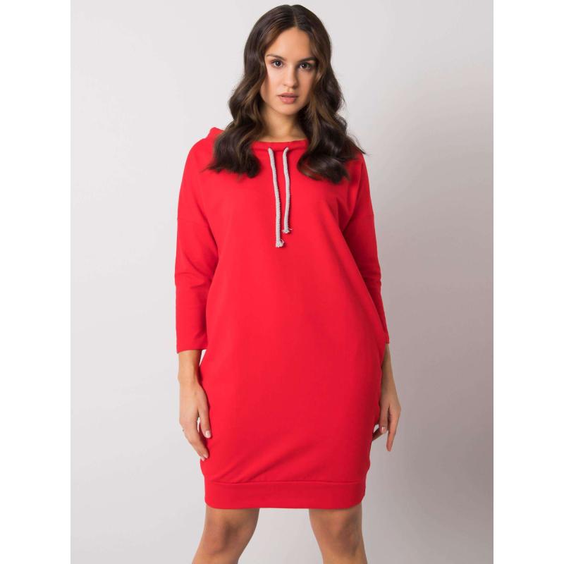 Női pamut ruha PAULIE piros