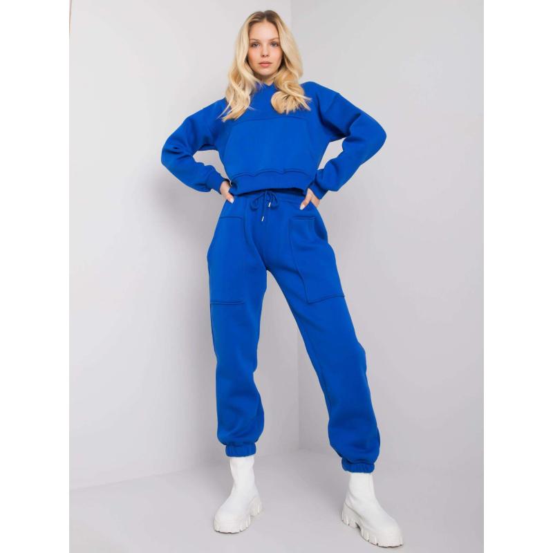 Dámske bavlnené tepláky SOLANGE tmavomodré