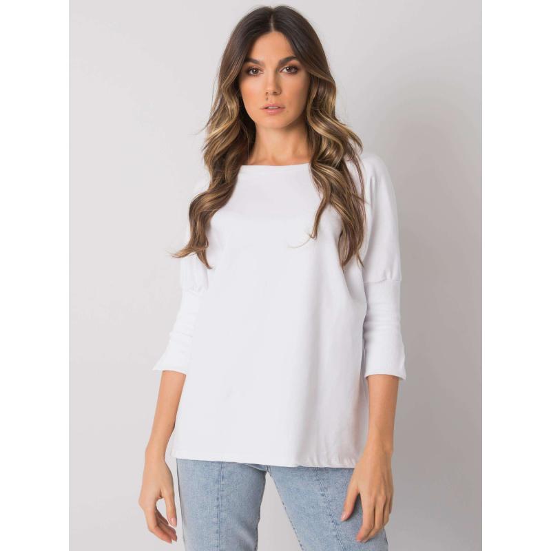 Dámská halenka volného střihu HASSINA bílá 
