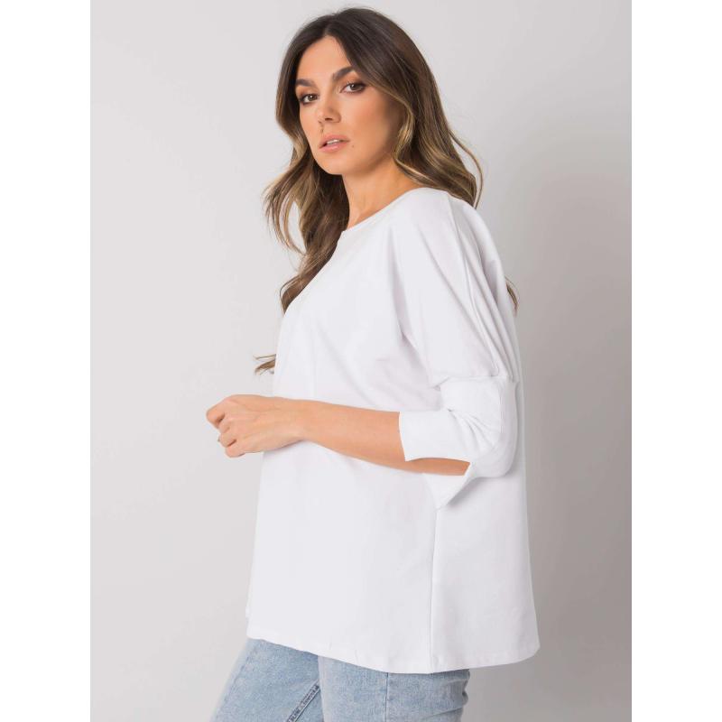 Dámská halenka volného střihu HASSINA bílá 