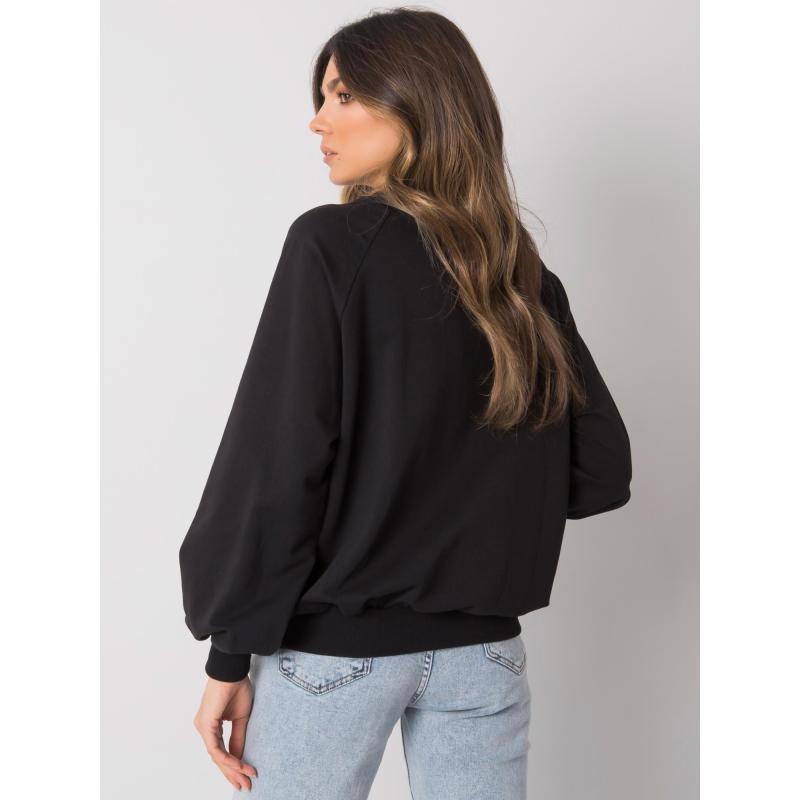 Női kapucnis pulóver Harriette RUE PARIS fekete