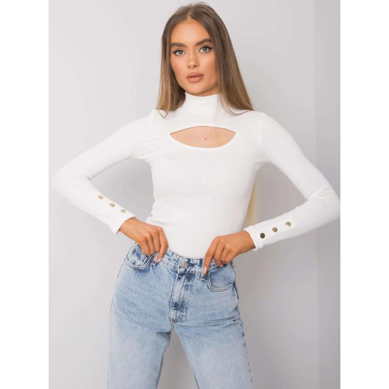 Női kivágott blúz ATTALE ekrü színben