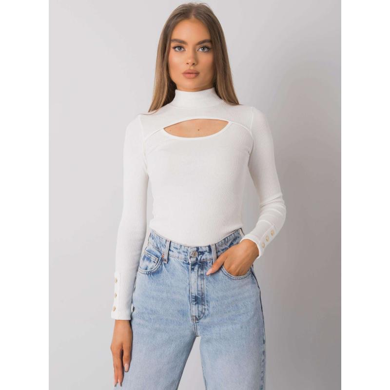 Női kivágott blúz ATTALE ekrü színben