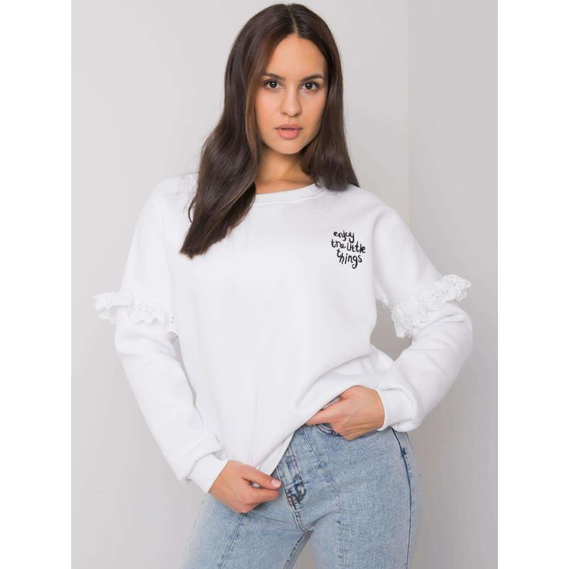 Női kapucnis pulóver Alvah RUE PARIS fehér