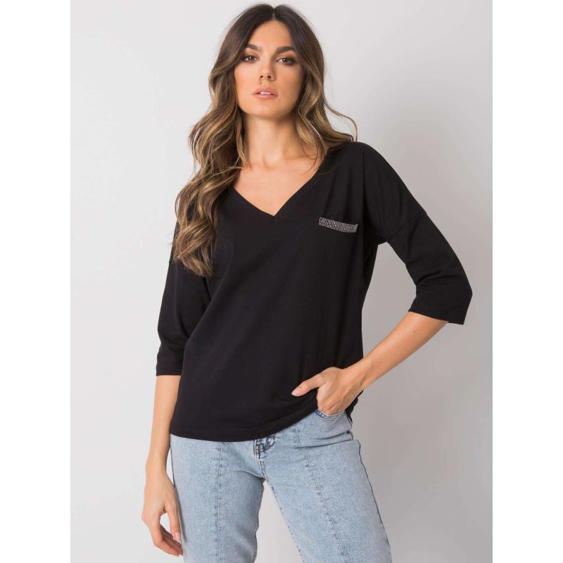 Női blúz Sofia RUE PARIS fekete