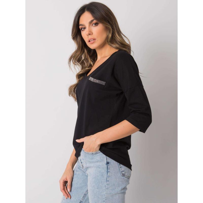 Női blúz Sofia RUE PARIS fekete