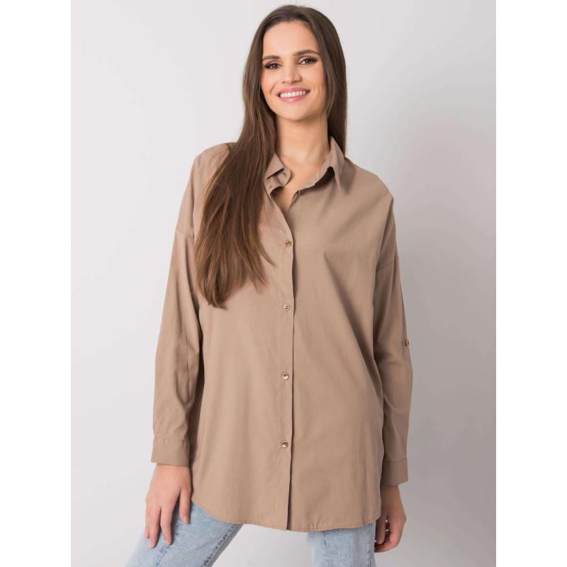 Női ing CAMILA sötét bézs