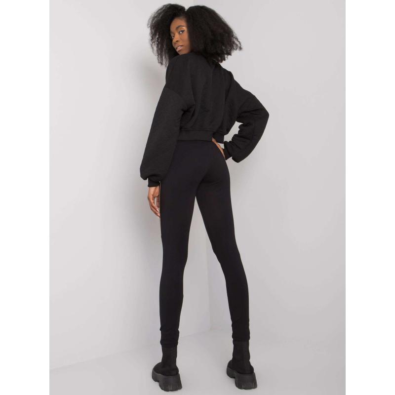 Dámské legíny bavlněné Bruna RUE PARIS černé  