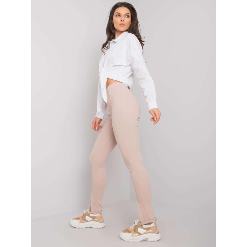 Dámske nohavice Grace RUE PARIS Light Beige