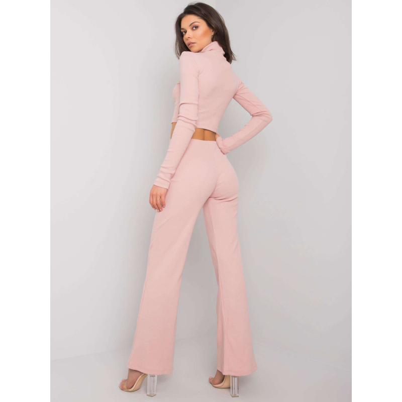 Dámský komplet s kalhotami Juberri RUE PARIS růžová