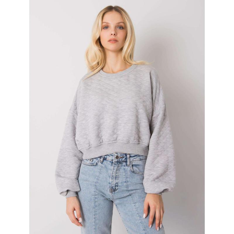 Dámská mikina prošívaná CRYSTAL šedá 