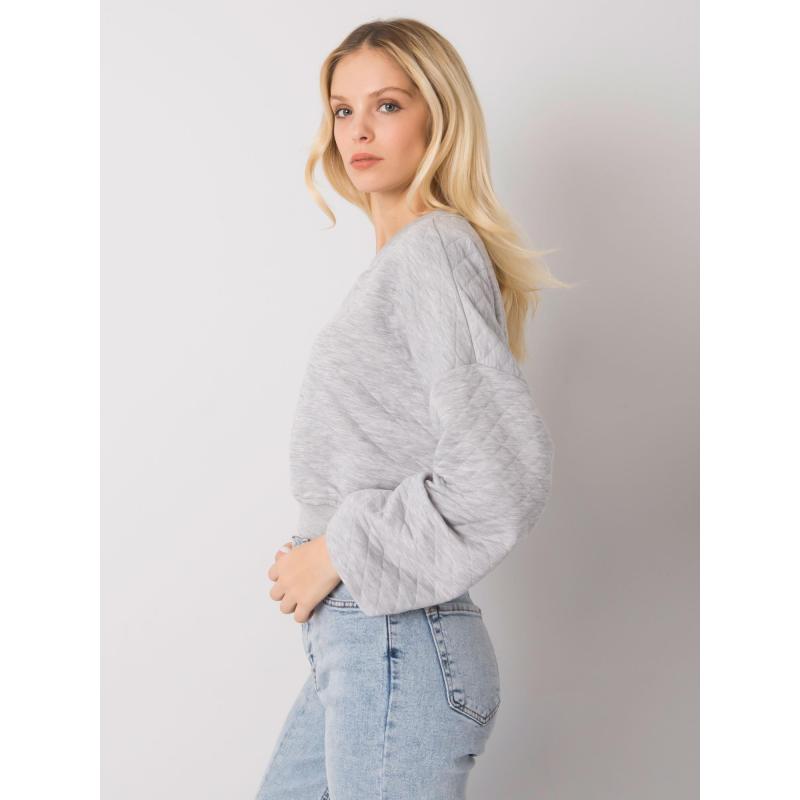 Dámská mikina prošívaná CRYSTAL šedá 