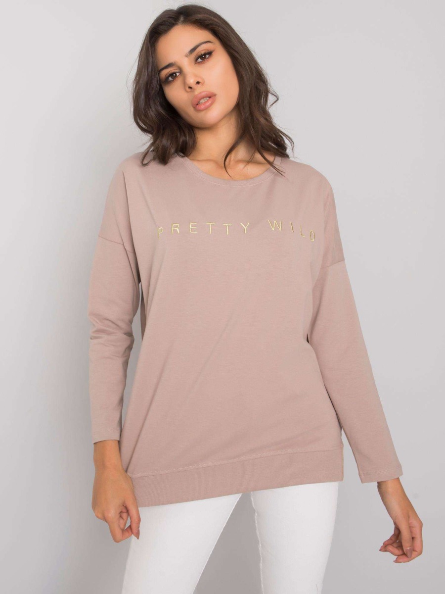 Női plus size blúz Halle RUE PARIS bézs színben