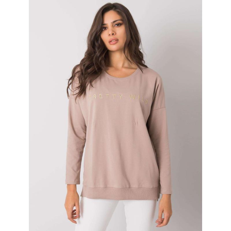 Női plus size blúz Halle RUE PARIS bézs színben