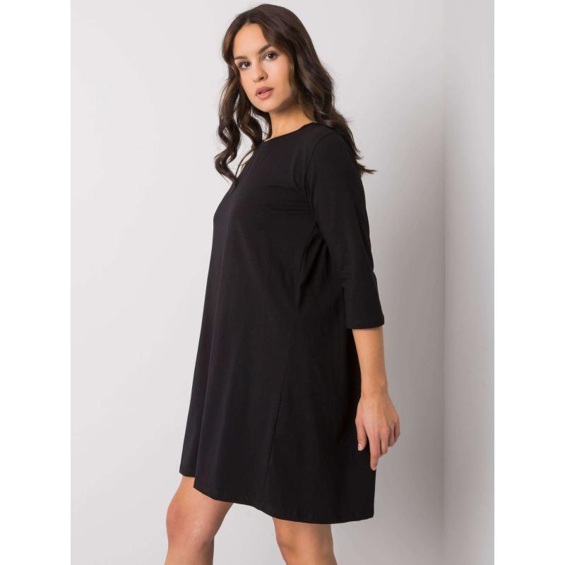 Dámské šaty s krajkou Jamelia RUE PARIS černé