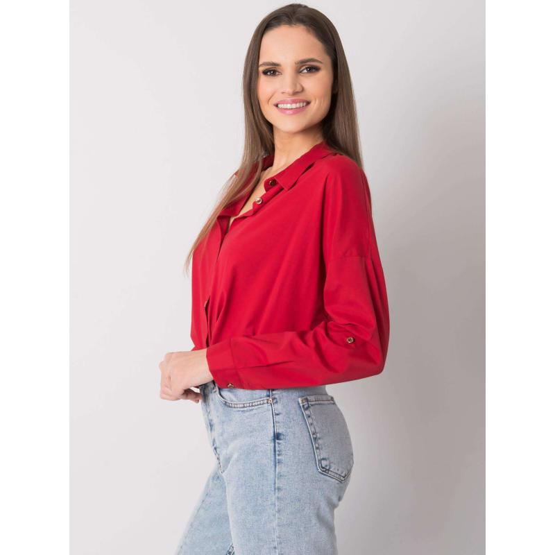 Női ing CAMILA burgundi