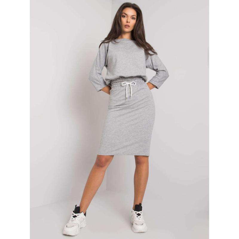 Dámská souprava se sukní SAVINA šedá 