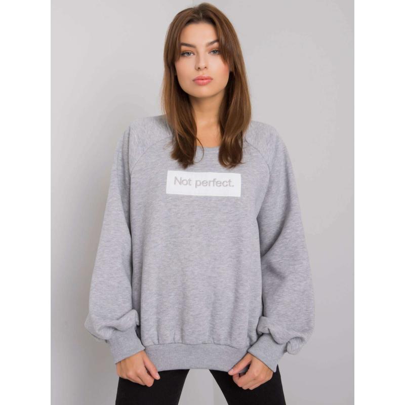 Női kapucnis pulóver JORDY szürke