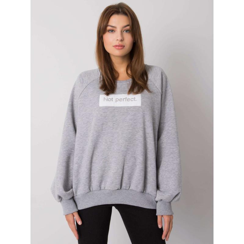 Női kapucnis pulóver JORDY szürke
